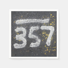 Guardanapo De Papel 357 Número de Maçom e Número de Anjo