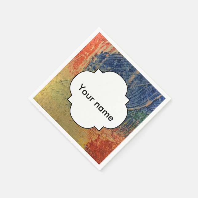 Guardanapo De Papel 3 cores tinta (Canto)