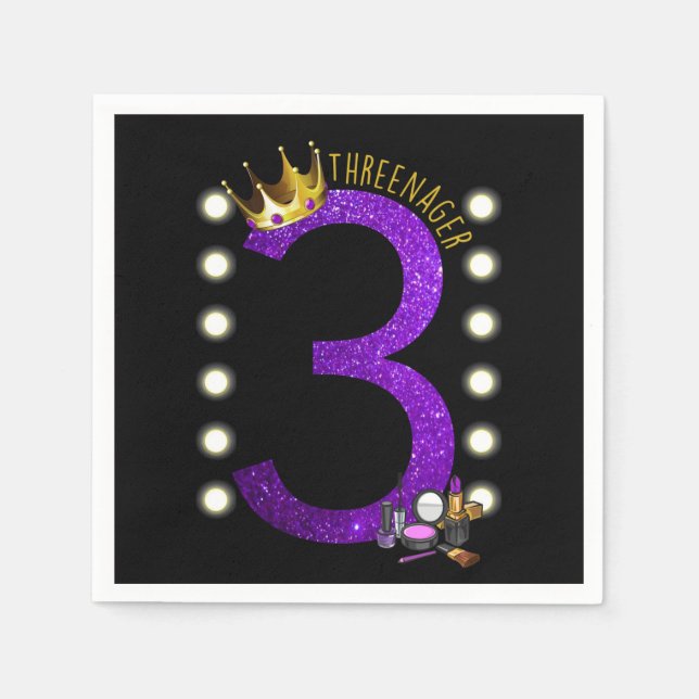 Guardanapo De Papel 3-Nager MUA Princess (Frente)