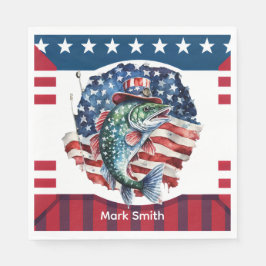 Guardanapo De Papel 4 de julho Dia da Independência para os amantes da