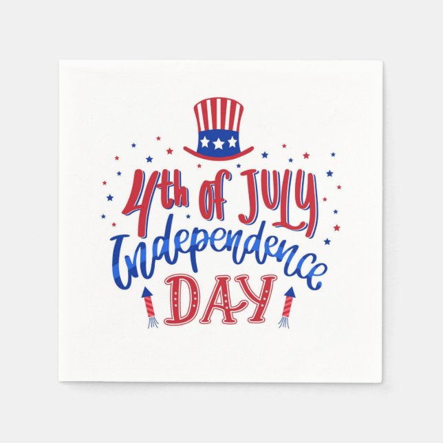 Guardanapo De Papel 4 de julho Napkins (Frente)