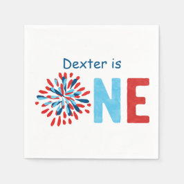 Guardanapo De Papel 4 de julho Primeiro Aniversário