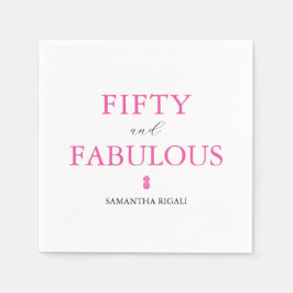 Guardanapo De Papel 50ª Festa de aniversário