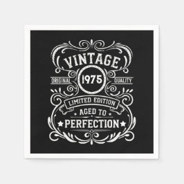 Guardanapo De Papel 50ª festa de aniversário personalizada