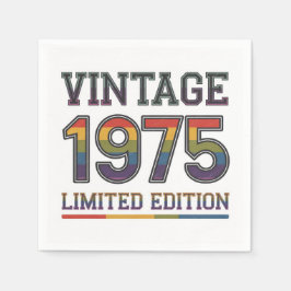 Guardanapo De Papel 50º Aniversário Papel Nápoles