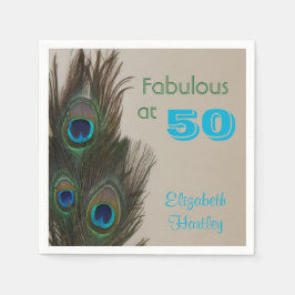 Guardanapo De Papel 50º Aniversário Papel Nápoles