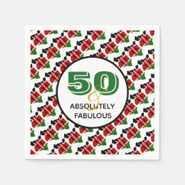 Guardanapo De Papel 50 e Absolutamente Fabuloso Celebração KENYA