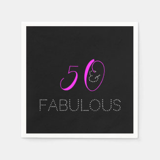 Guardanapo De Papel 50 e fabuloso | Quic Black Birday