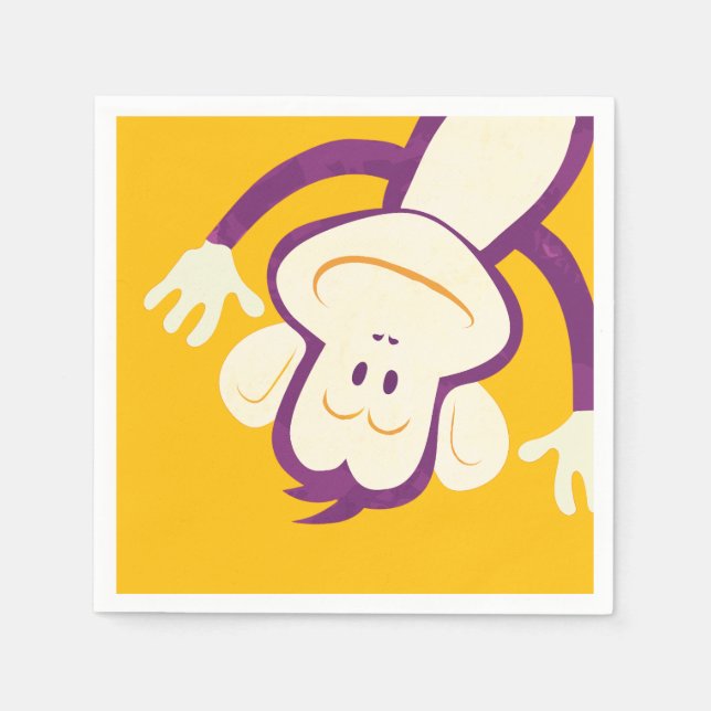 Guardanapo De Papel 50 Macacos Napkins para Festa de aniversário infan (Frente)