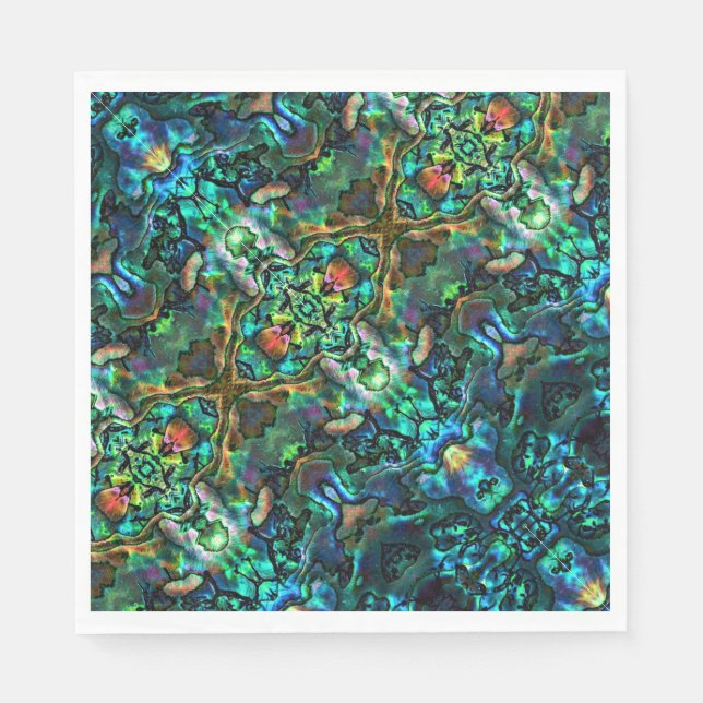 Guardanapo De Papel 50 Papel Napkins Abalone (Frente)