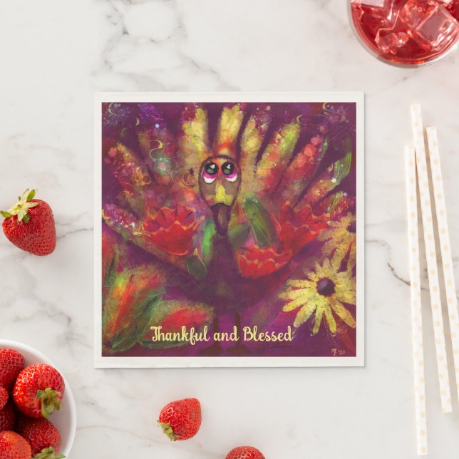 Guardanapo De Papel 50 Papel Napkins Agradável Bênção Turca (Insitu)