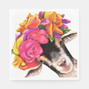 Guardanapo De Papel 50 Papel Napkins - Posey the Goat