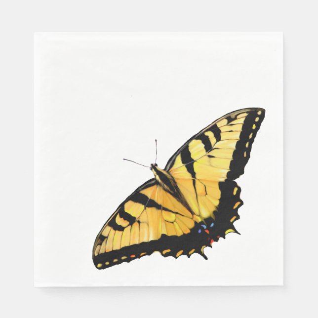 Guardanapo De Papel 50 Papel Napkins Tigre Swallowtail (Frente)
