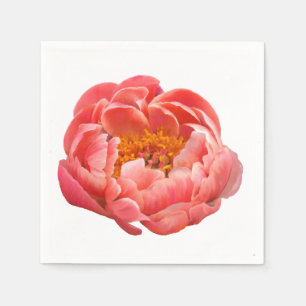Guardanapo De Papel 50 Papel Nápoles - Coral Peony