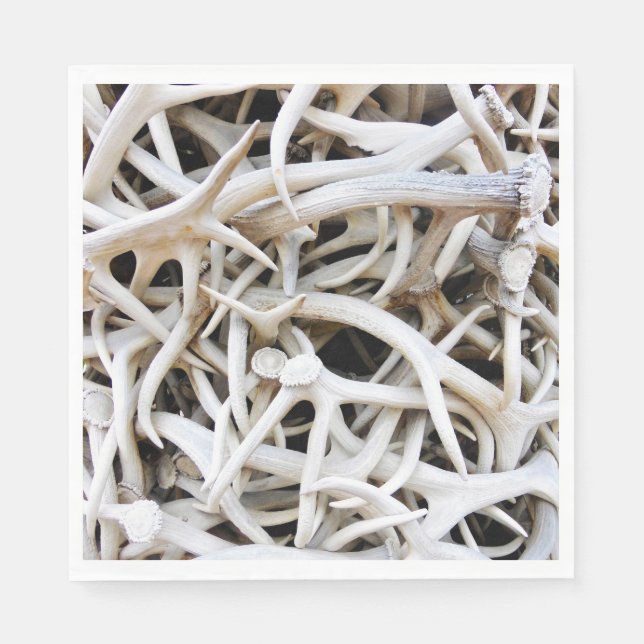 Guardanapo De Papel 50 papel Nápoles Elk Antlers (Frente)