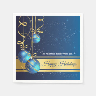 Guardanapo De Papel 50pcs Christmas Paper Napkin Modern Tree Baubels