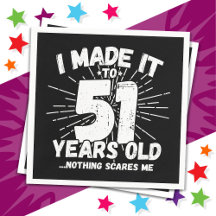 51 Anos Sarcástico Meme Engraçado 51 ruas Aniversá