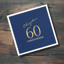 60º aniversário Azul Dourado