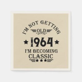 Guardanapo De Papel 60 festa de aniversário personalizada