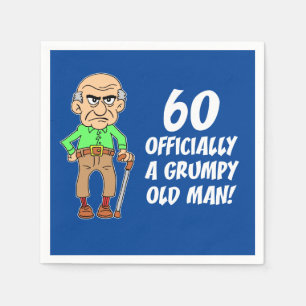 Guardanapo De Papel 60 Oficialmente Um Velhote Grumpy