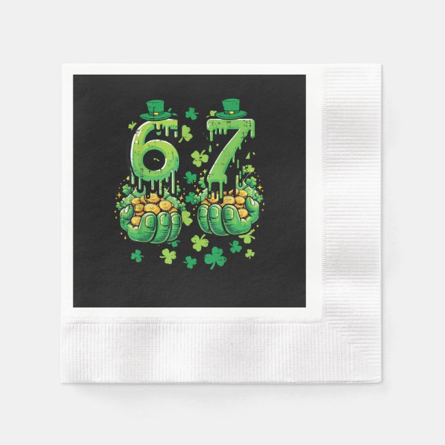 Guardanapo De Papel 6 7 St Patricks Day (Frente)