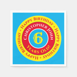 Guardanapo De Papel 6 Festa de aniversário de Napkins