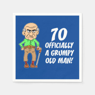 Guardanapo De Papel 70 Oficialmente Um Velhote Grumpy