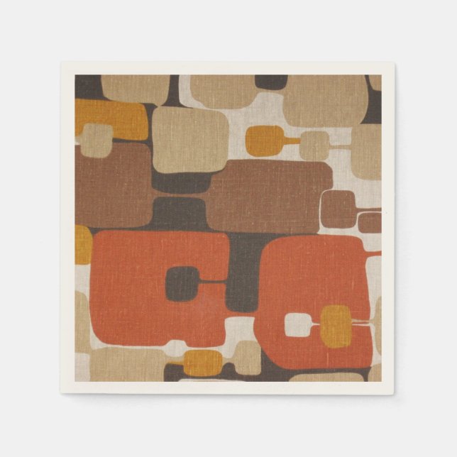 Guardanapo De Papel 70s Geométrico (Frente)