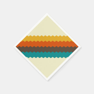 Guardanapo De Papel 70s Padrão retroativo