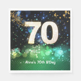 Guardanapo De Papel 70th Birthday Party