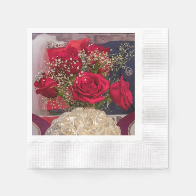 Guardanapo De Papel 7215-Casamento Militar (Frente)