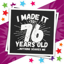 76 anos Sarcástico Meme Engraçado 76 anos aniversá