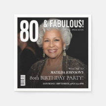80 Fabulous Magazine Cover 80th Birthday 