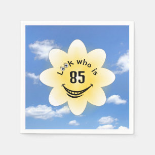 Guardanapo De Papel 85.o Aniversário Verão Sol e Nuvens