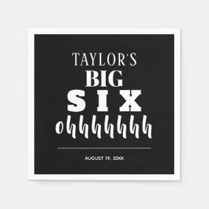 Guardanapo De Papel A 60ª Festa de aniversário do BIG