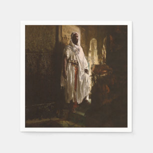 Guardanapo De Papel A arte africana principal do Moorish