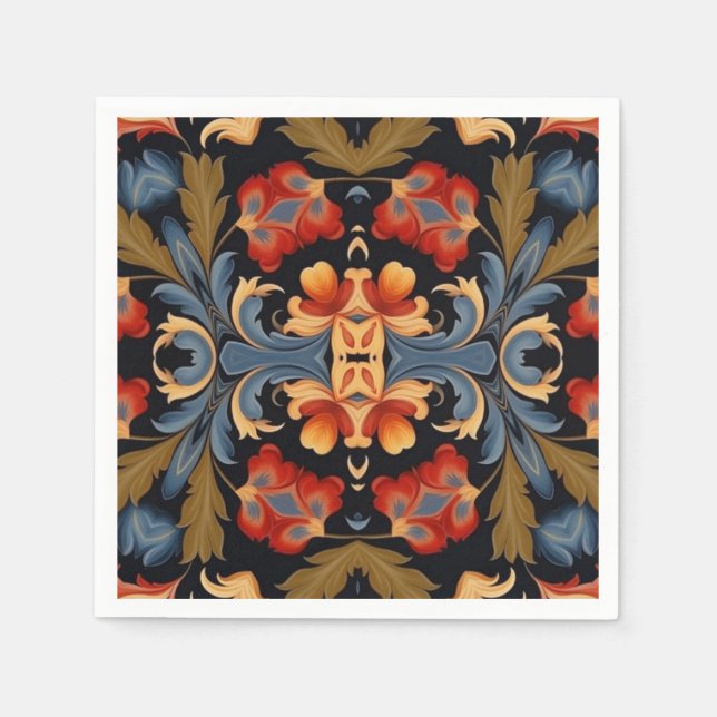 Guardanapo De Papel A Arte Folk 43 foi inspirada (Frente)