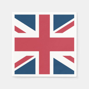 Guardanapo De Papel A bandeira britânica Union Jack