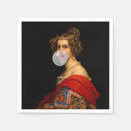 Guardanapo De Papel A Beleza Bávara e a Goma de Bolha