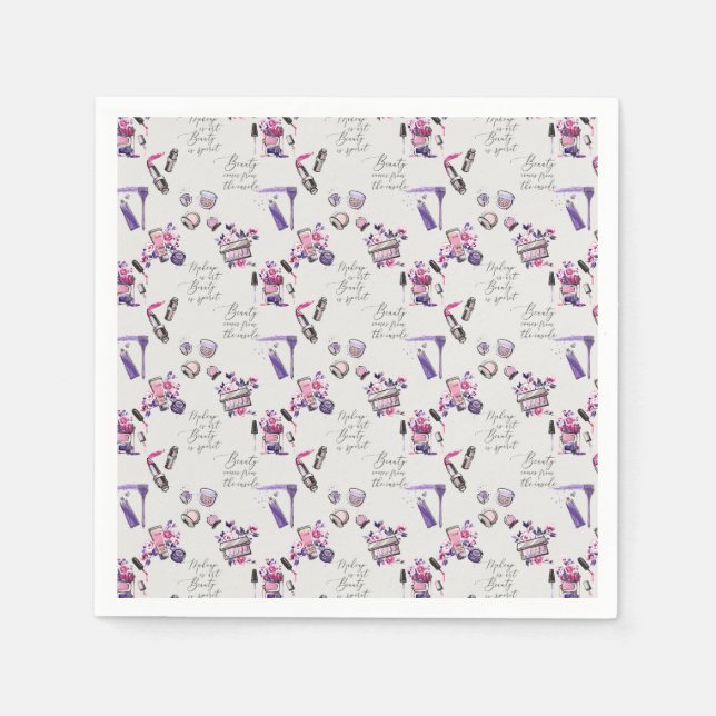 Guardanapo De Papel A Beleza Vem Do Padrão Da Dentro (Frente)