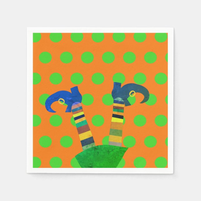 Guardanapo De Papel A Bruxa Está Dentro (Frente)