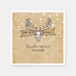 Guardanapo De Papel A Caça De Casamento Russo Acabou