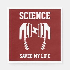 Guardanapo De Papel A ciência salvou minha vida