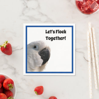 Guardanapo De Papel A Cockatoo do Dia da Amizade Junta Foto Engraçada