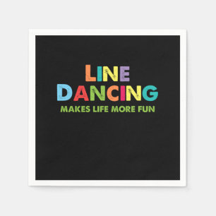 Guardanapo De Papel A Dança De Linha Torna A Vida Mais Divertida Dança