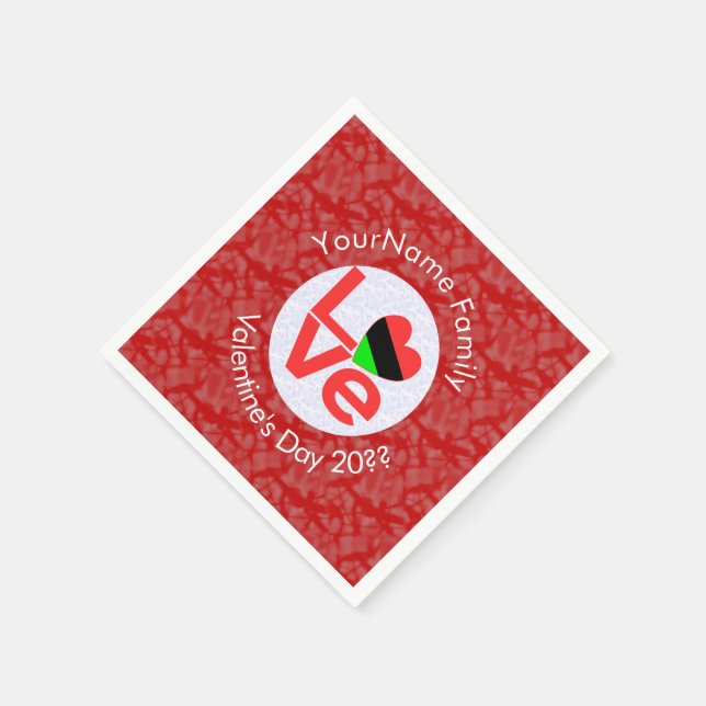 Guardanapo De Papel A diáspora africana amava o vermelho (Canto)