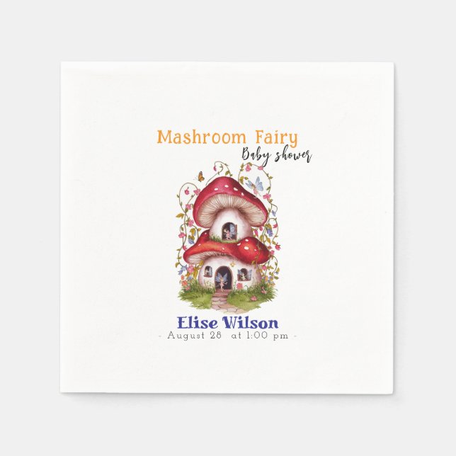 Guardanapo De Papel A fada do banheiro está a caminho. (Frente)