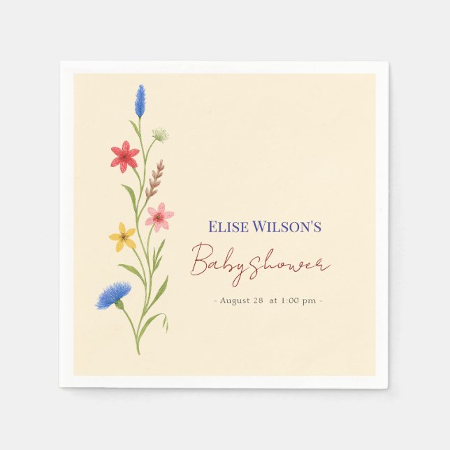 Guardanapo De Papel A flor doce está a caminho (Frente)