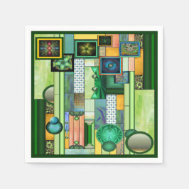 Guardanapo De Papel A Galeria Cocktail Napkin