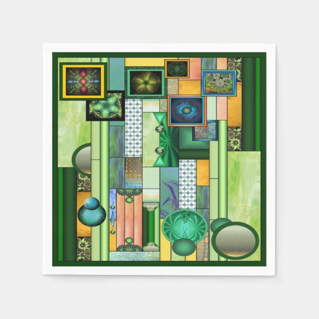 Guardanapo De Papel A Galeria Cocktail Napkin (Frente)